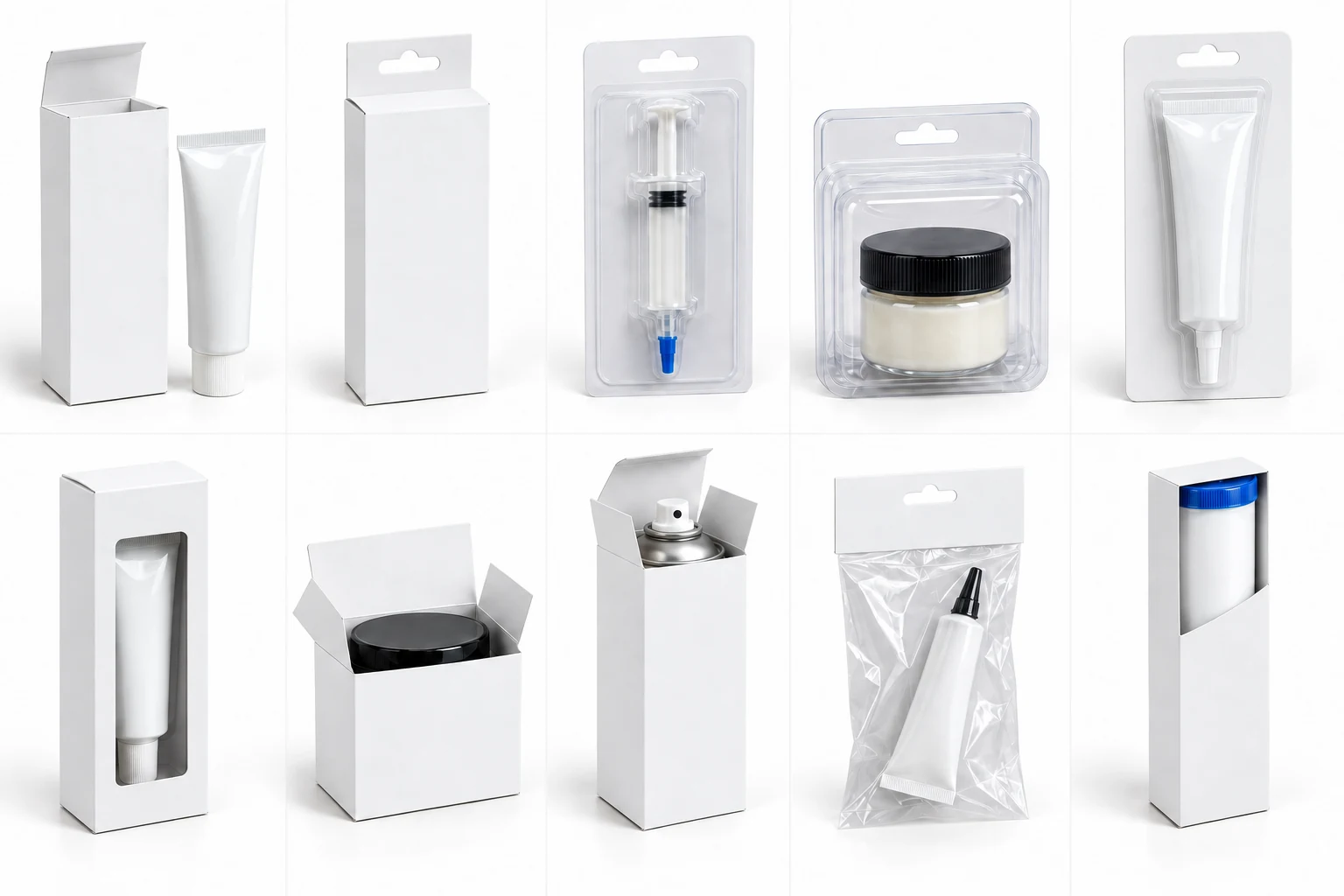 Euro-Hole Hanging Carton — AI-generated packaging illustration