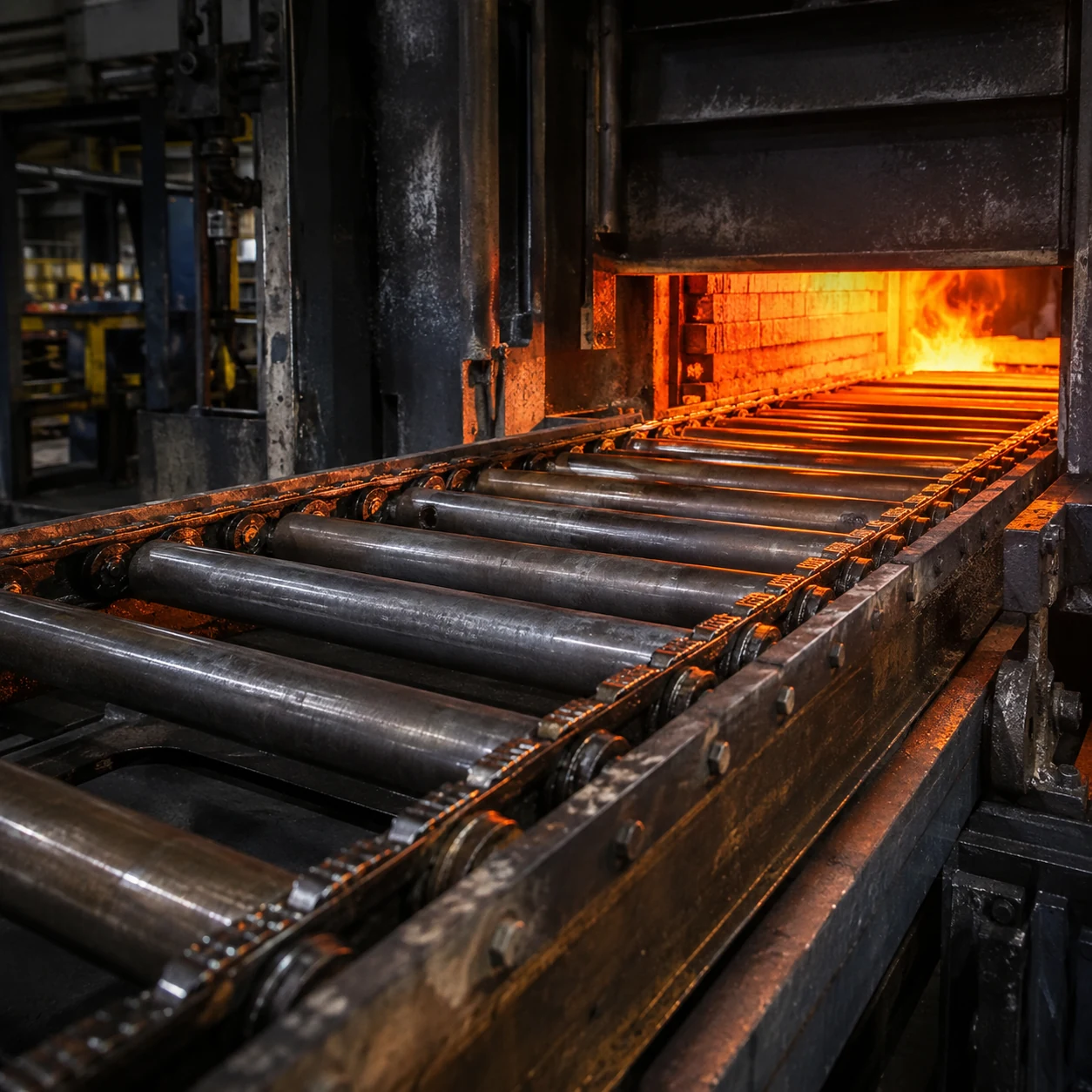 Furnace Conveyors lubrication application