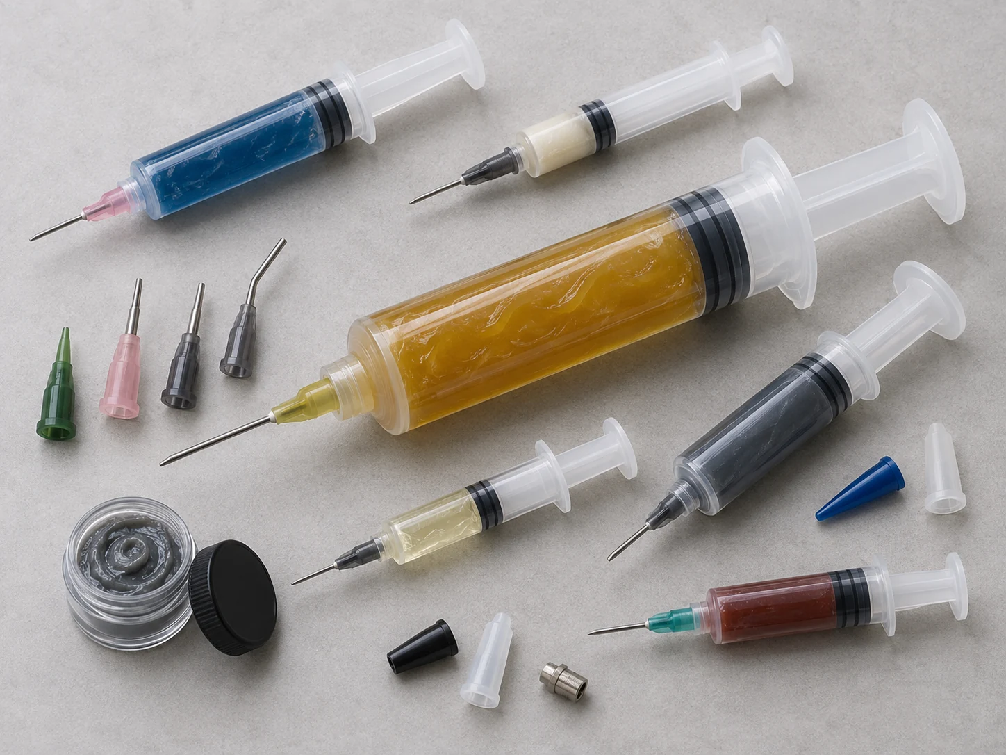 Custom lubricant syringe collection