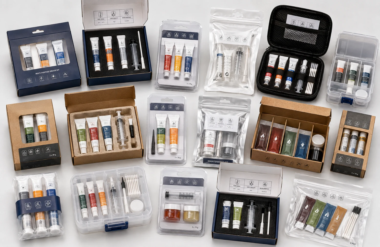 Existing lubricant maintenance kit formats