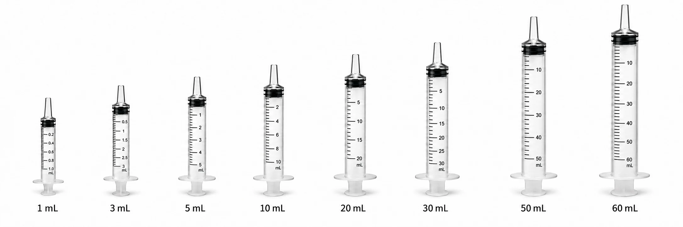 Syringes for grease kit packaging